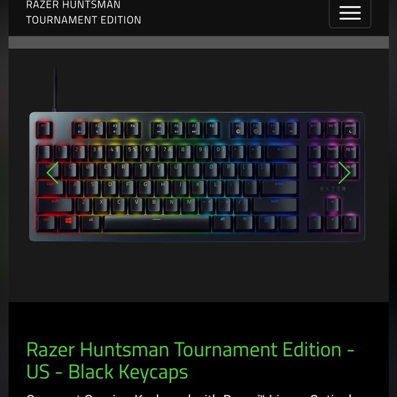 Razer Huntsman Tournament Edition - Picture 1 of 1